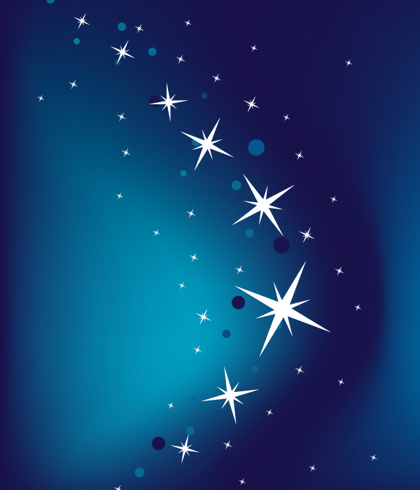 Abstract Blue Vector Background with Stars | 123Freevectors