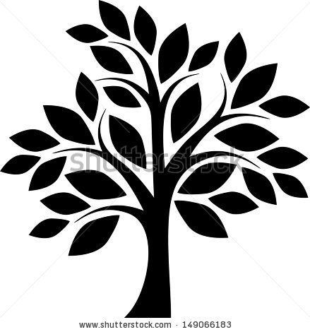 simple tree graphic - Google Search | Wood Burning | Clipart library