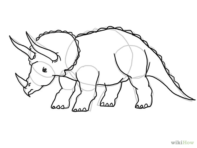 Featured image of post Dinosaur Drawing Simple - Then connect these circles with an outline.
