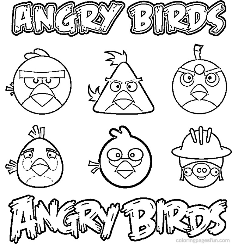 Angry Birds Coloring Pages (8) - Coloring Kids