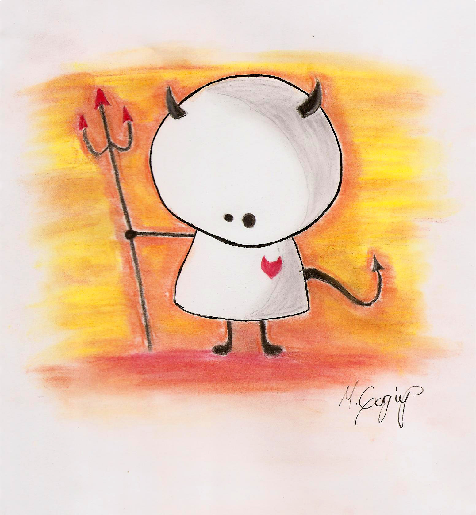 cute devil by Spanoodlez on Clipart library