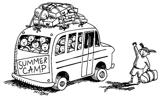 bus to summer camp | Seasons amp Holidays | Clip Art Gallery 