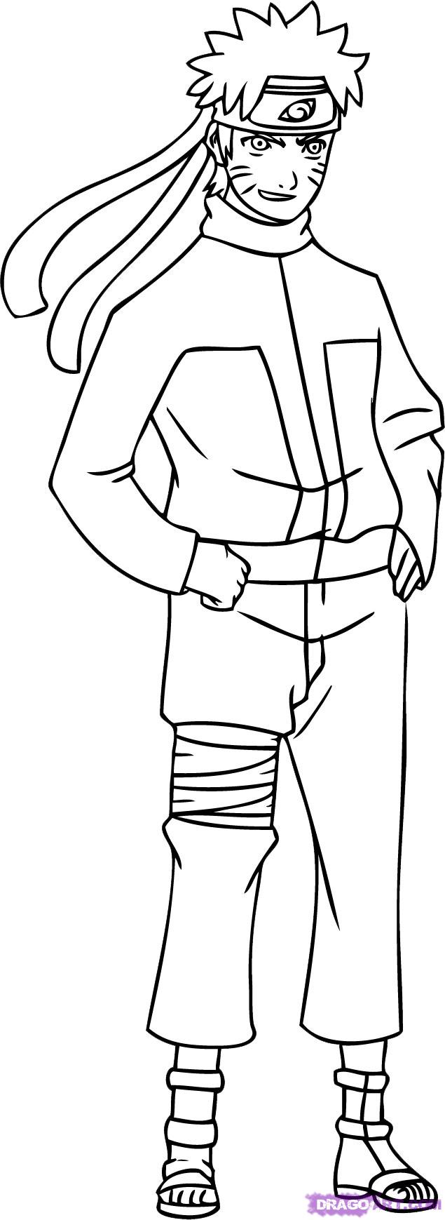 naruto full body drawing easy Clip Art Library