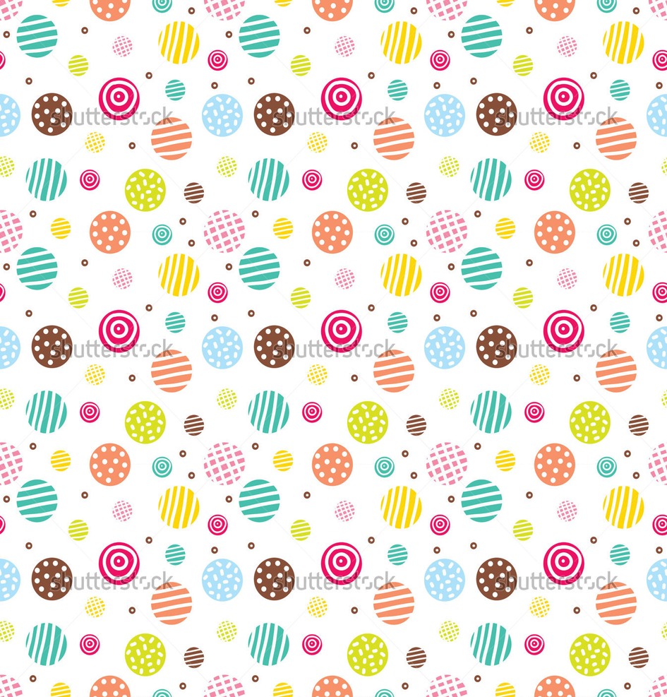 Cute seamless pattern, polka dot fabric, wallpaper, vector royalty 