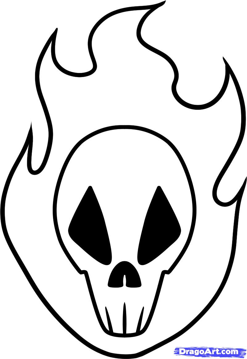 Free Simple Skull Drawing, Download Free Simple Skull Drawing png