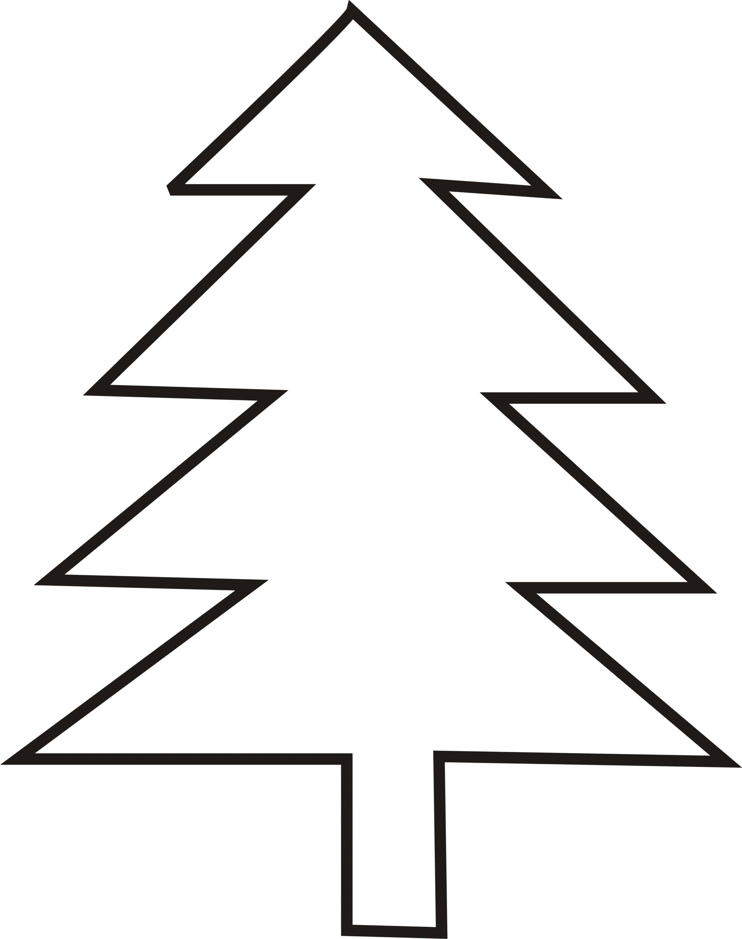 Coloring Pics Of Tree Branches Clip Art Library