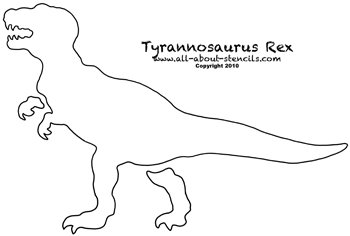 Free Dinosaur Stencil Designs for Nursery Decorations and Serious Fun