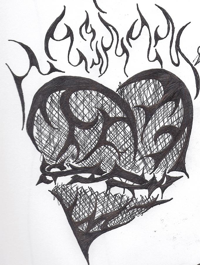 fire heart clipart - photo #41