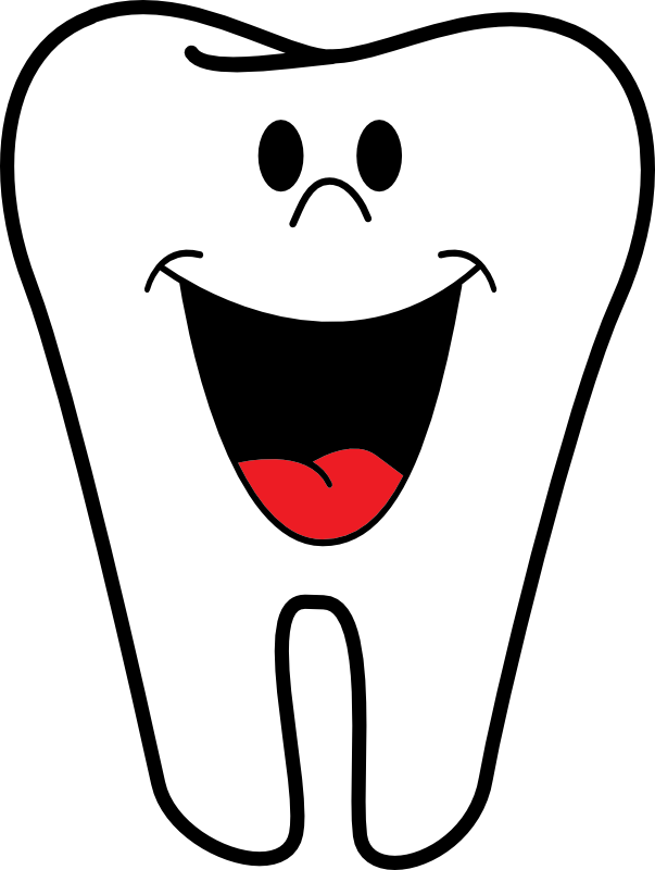 Clipart - Happy Tooth
