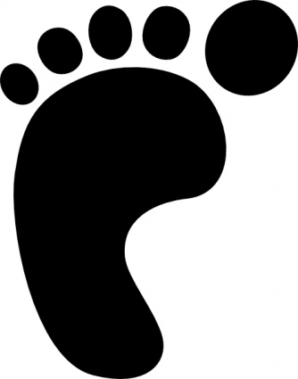 Outline Of Footprint - Clipart library
