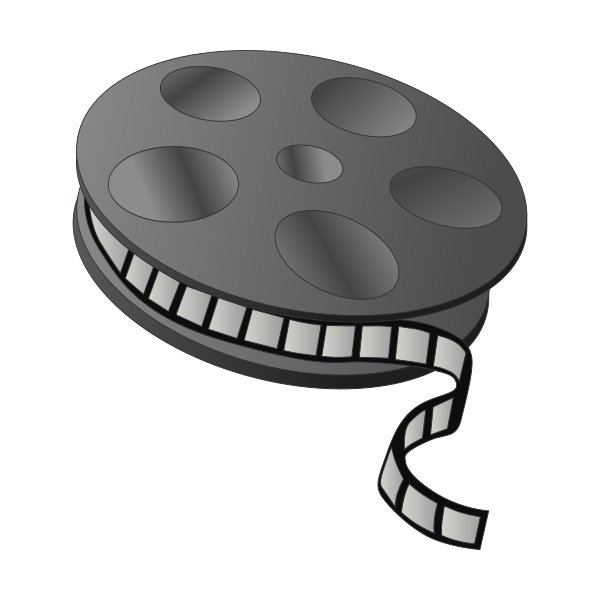Movie Reel Art - Clipart library
