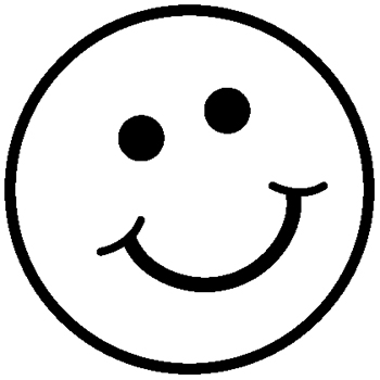 Happy Face Clip Art Black And White | quotes.