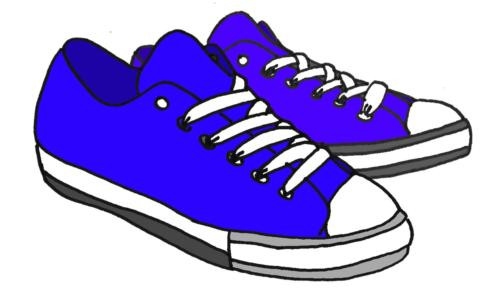 Trends For  Tennis Shoe Clip Art