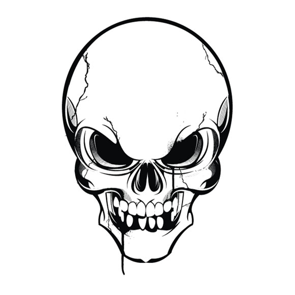 skull clip art vector - photo #7