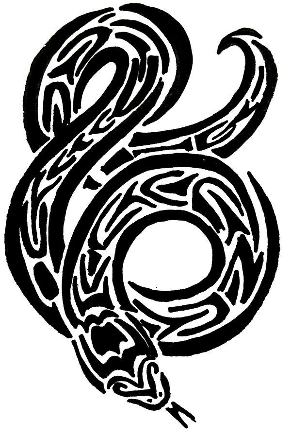 Clipart library: More Like Serpiente Tribal by SunflowerRacoon