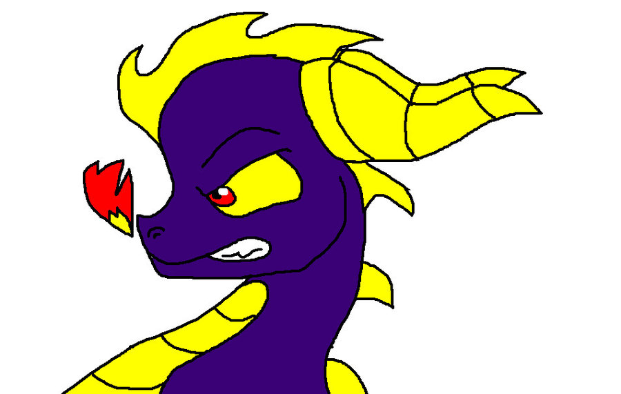 Clipart library: More Like Cynder the Dragoness : Colour by w0lfix