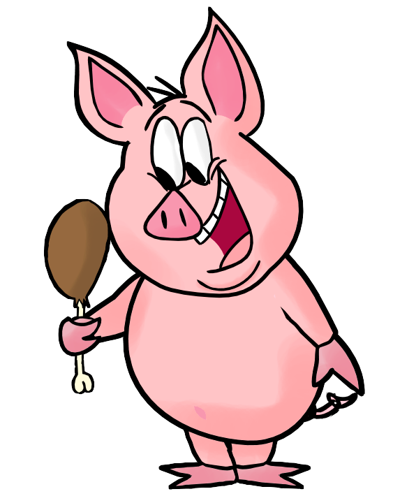 Fat Pig Colored by cartoonsbykristopher on Clipart library