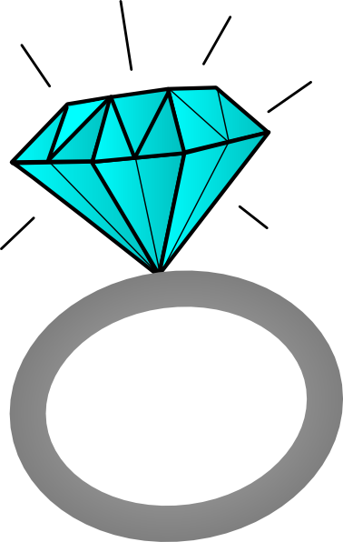 Diamond Ring clip art - vector clip art online, royalty free 