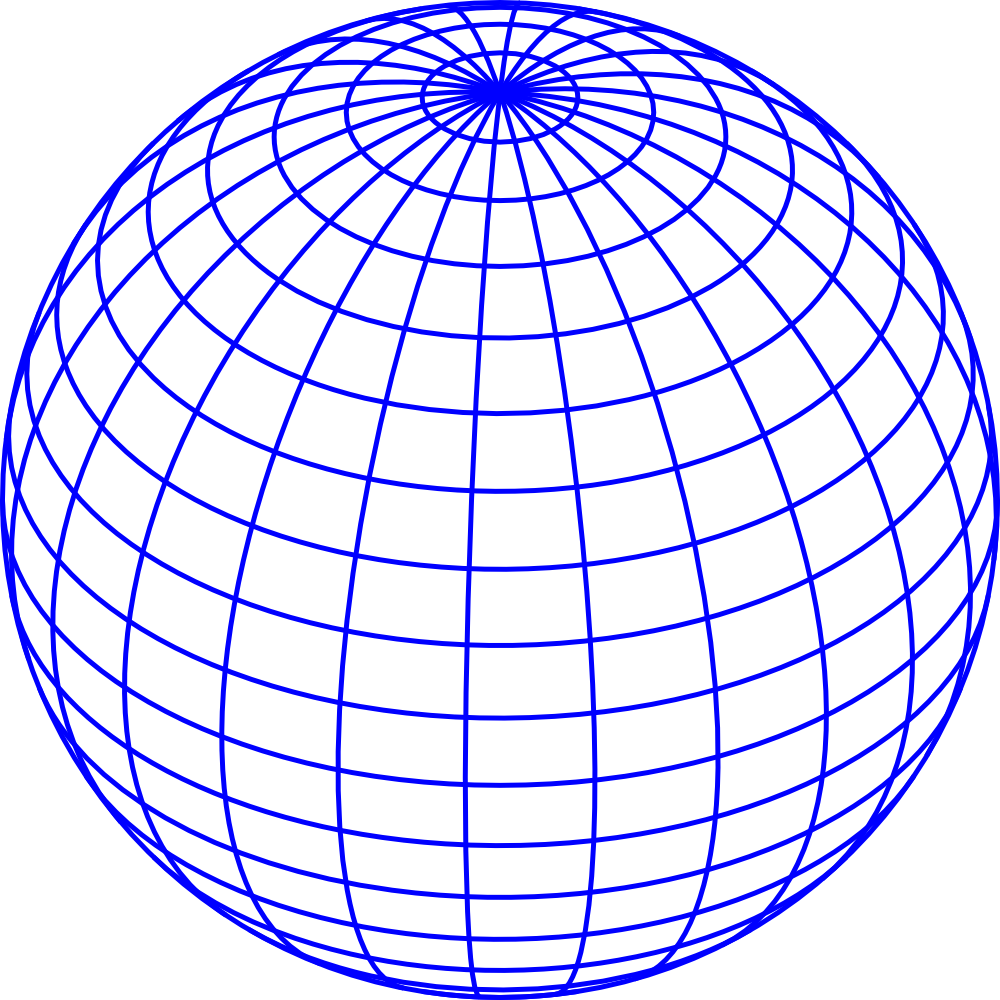 Blue Wireframe Globe Vector: AI and EPS Downloads