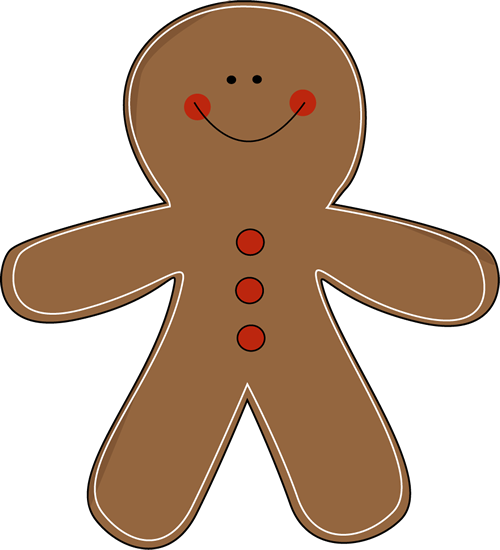 Gingerbread Man Clip Art - Gingerbread Man Image
