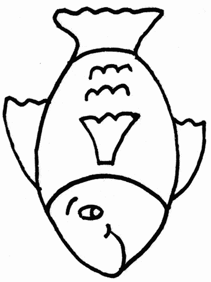 Free Printable Fish Coloring Pages For Kids - Clipart library 