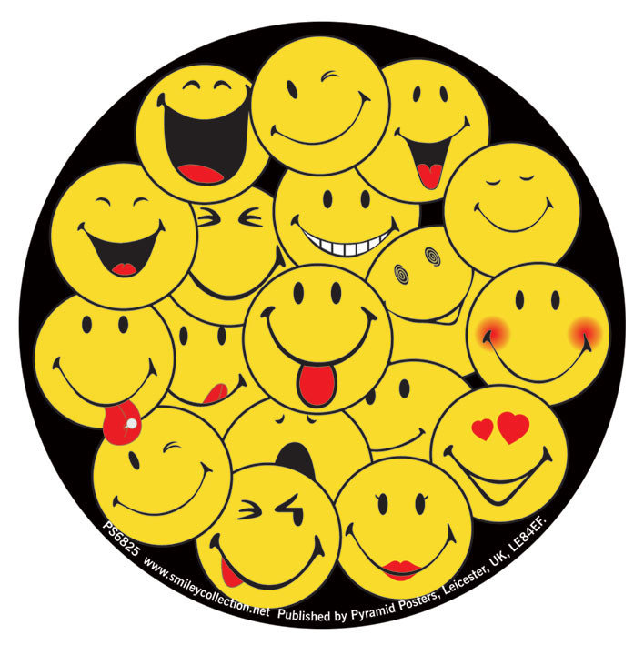 SMILEY - faces - sticker