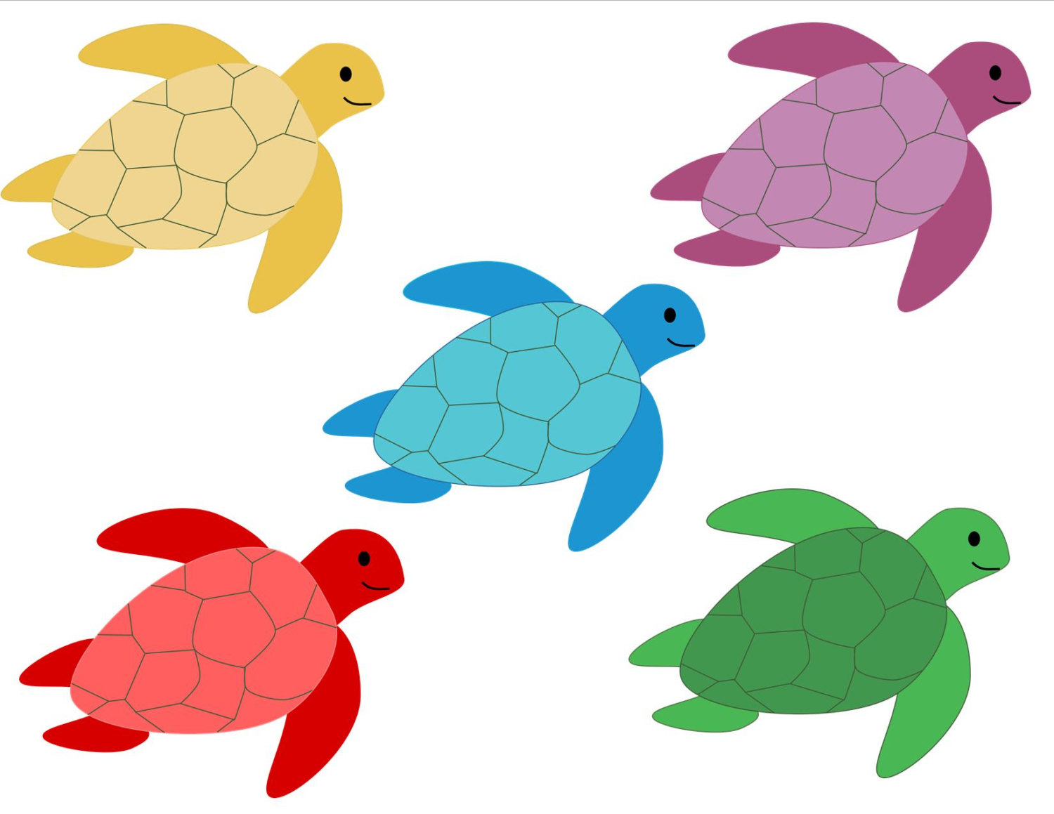 50% off Sale Sea Turtle Silhouette Clip Art by aprilhovjacky