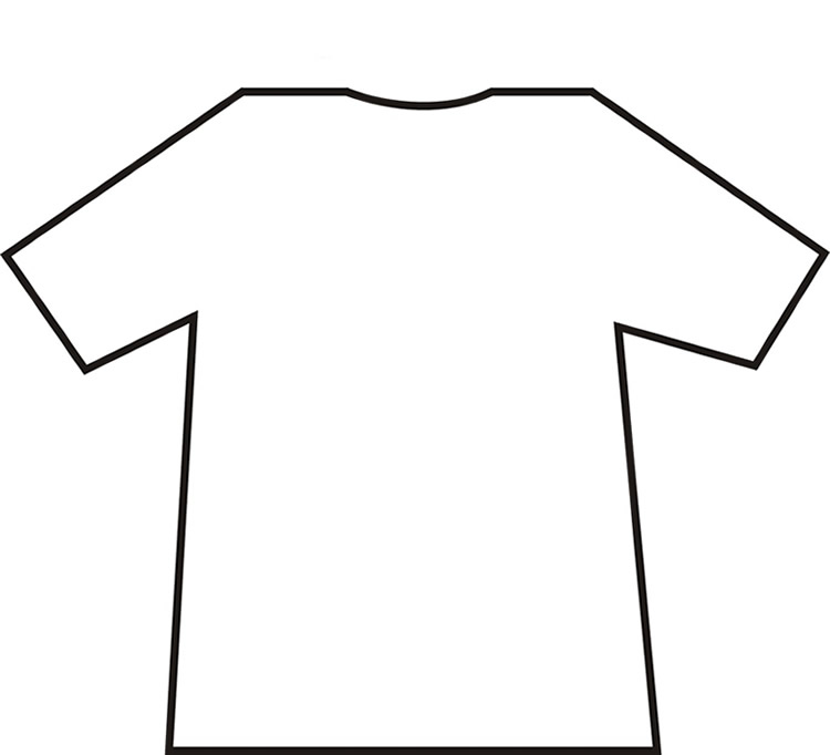 plain shirt outline