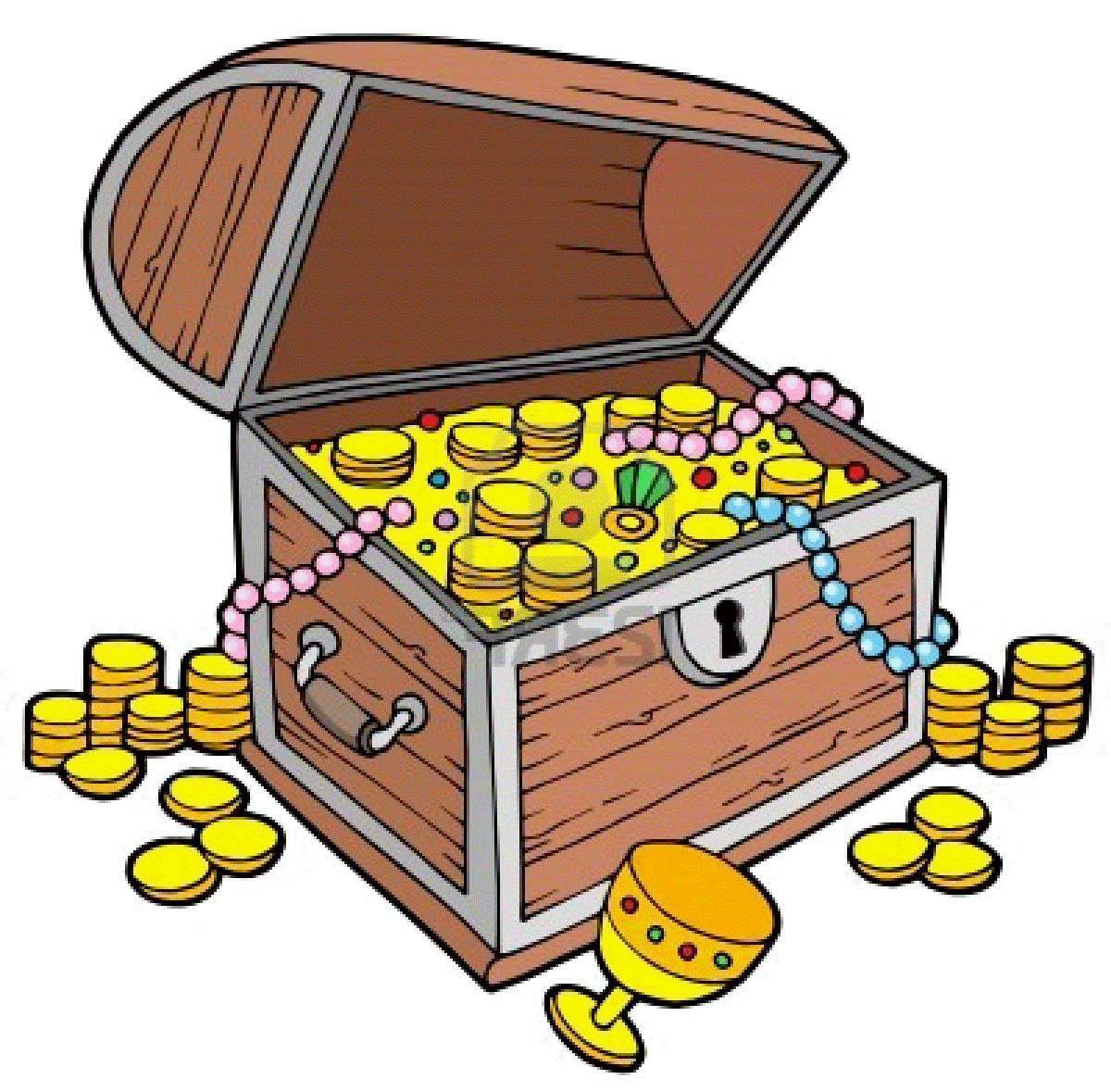 Images For  Closed Treasure Chest Clipart