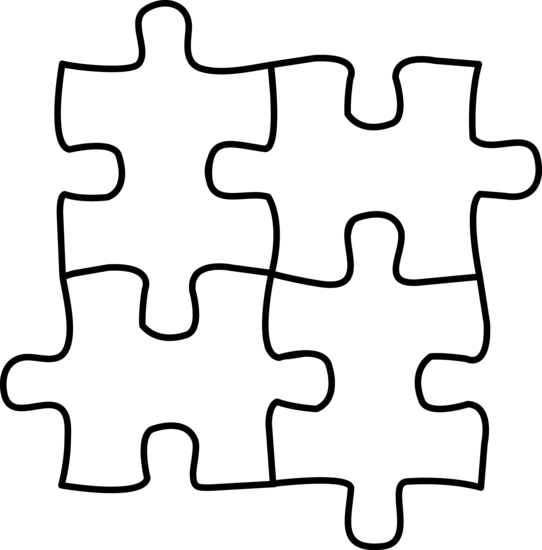 black and white jigsaw puzzles