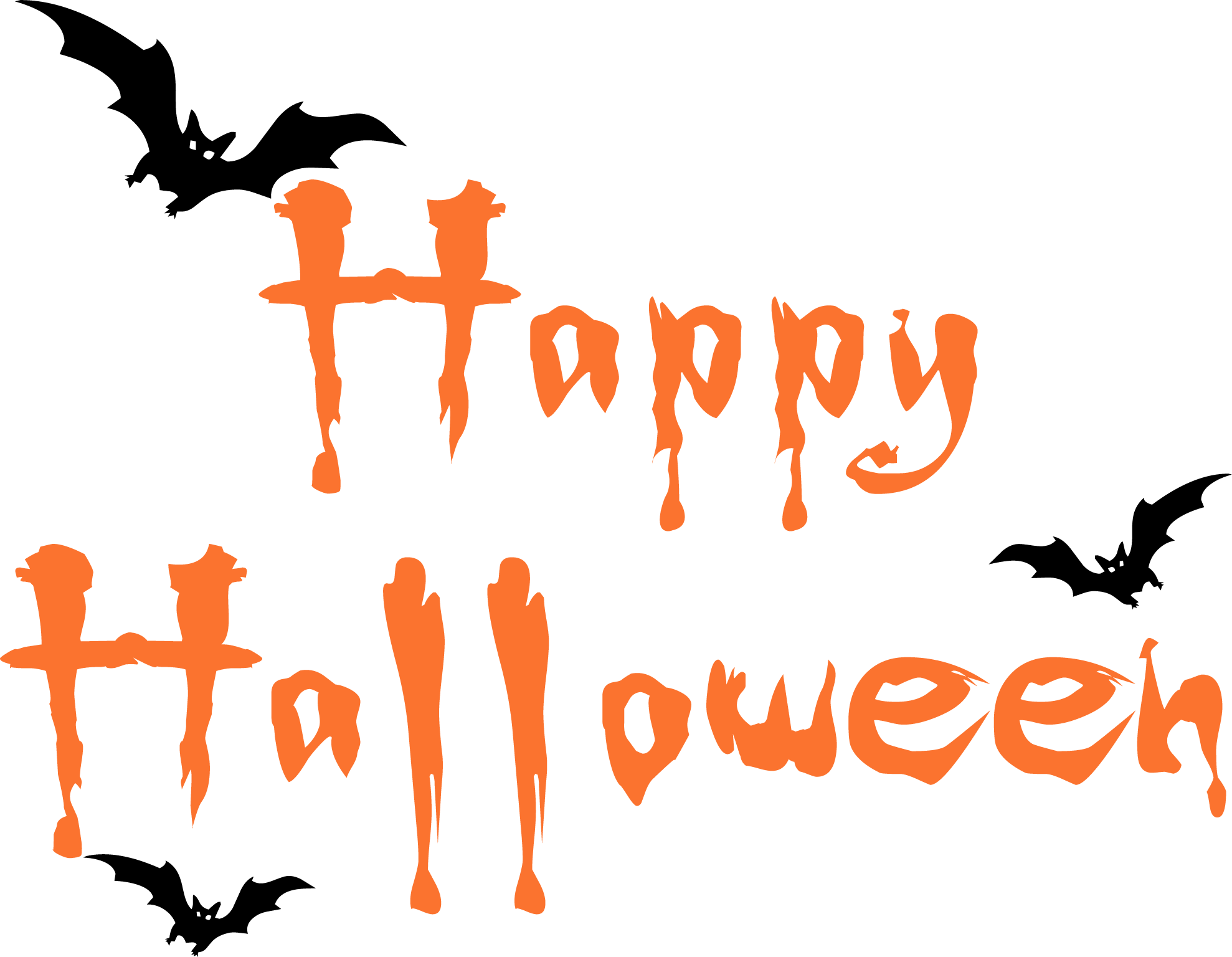 Spooky Happy Halloween Clipart Clip Art Library