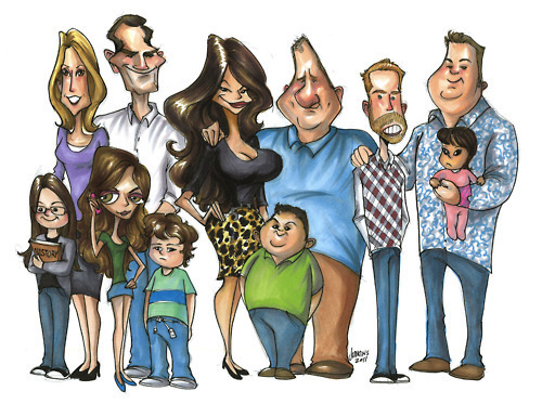 Modern Family Cartoon - Modern Family Fan Art (19771620) - Fanpop