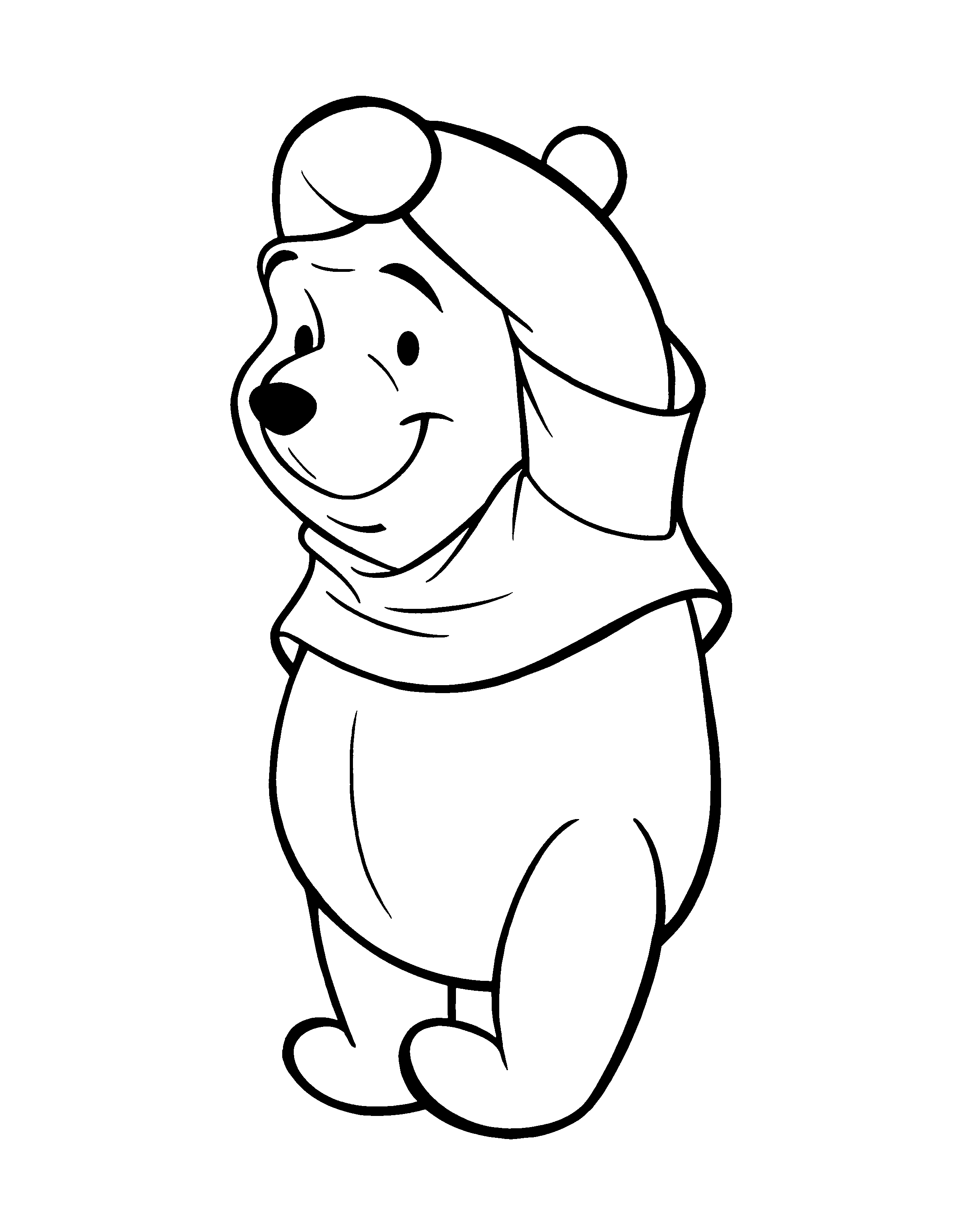 Baby Disney Cartoon Characters Coloring Pages Printable Winnie Id Famous