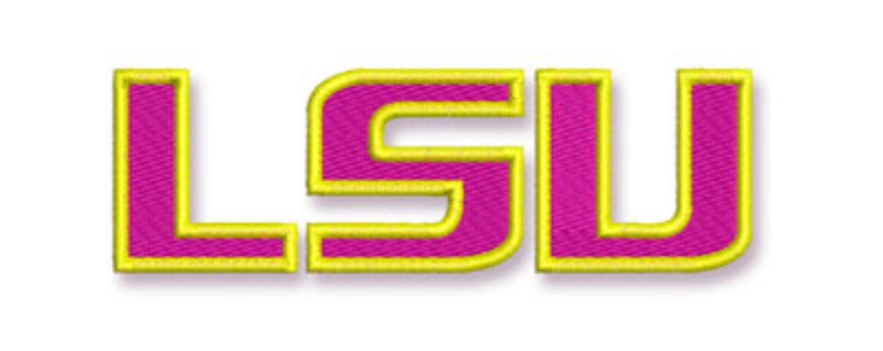 Lsu 116 -Applique And Filled Stitches Design | Shoply