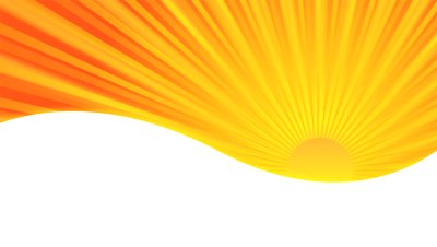Background Animation With Orange Sun And Rays Stock Footage Video 