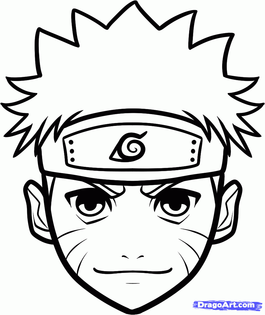 How to Draw Naruto Easy, Step by Step, Naruto Characters, Anime 