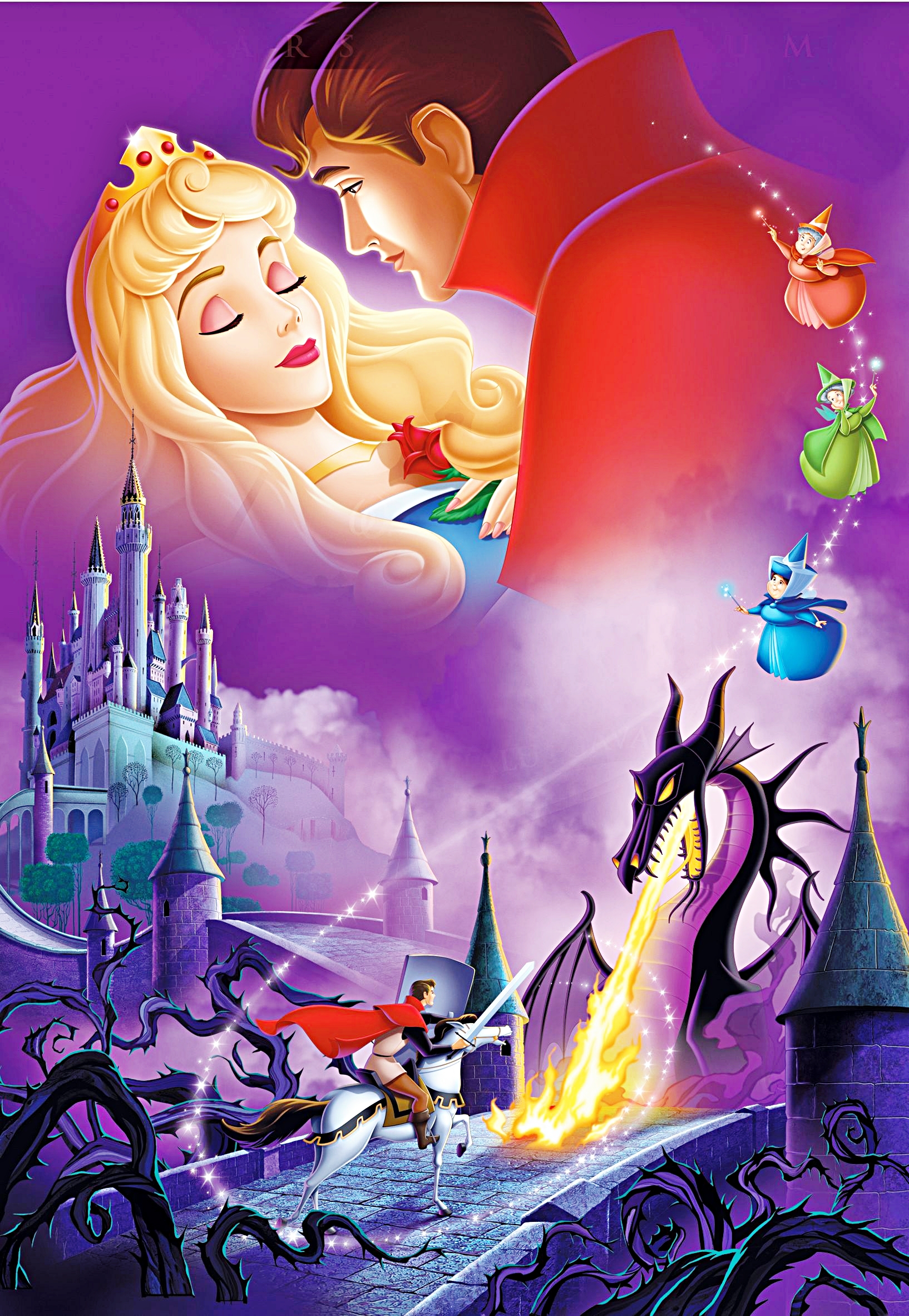 Walt Disney Posters - Sleeping Beauty - Walt Disney Characters 