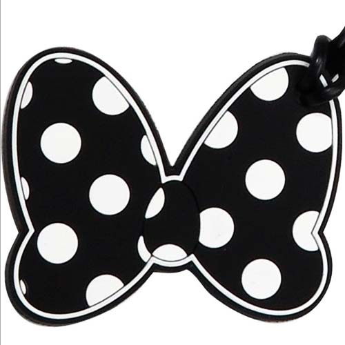 Your WDW Store - Disney Luggage Bag Tag - Minnie Mouse Polka Dot Bow