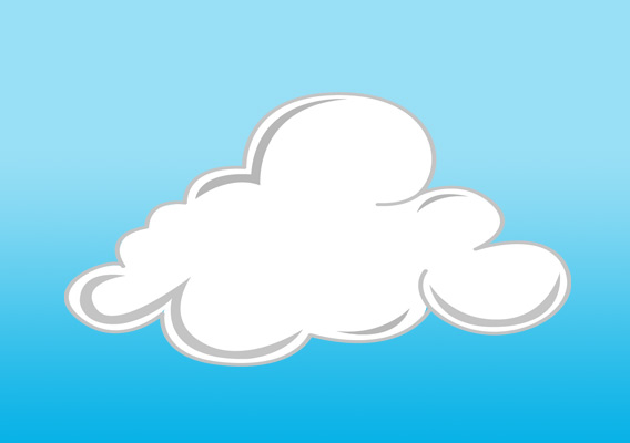 Cartoon Clouds Vector | imagebasket.net
