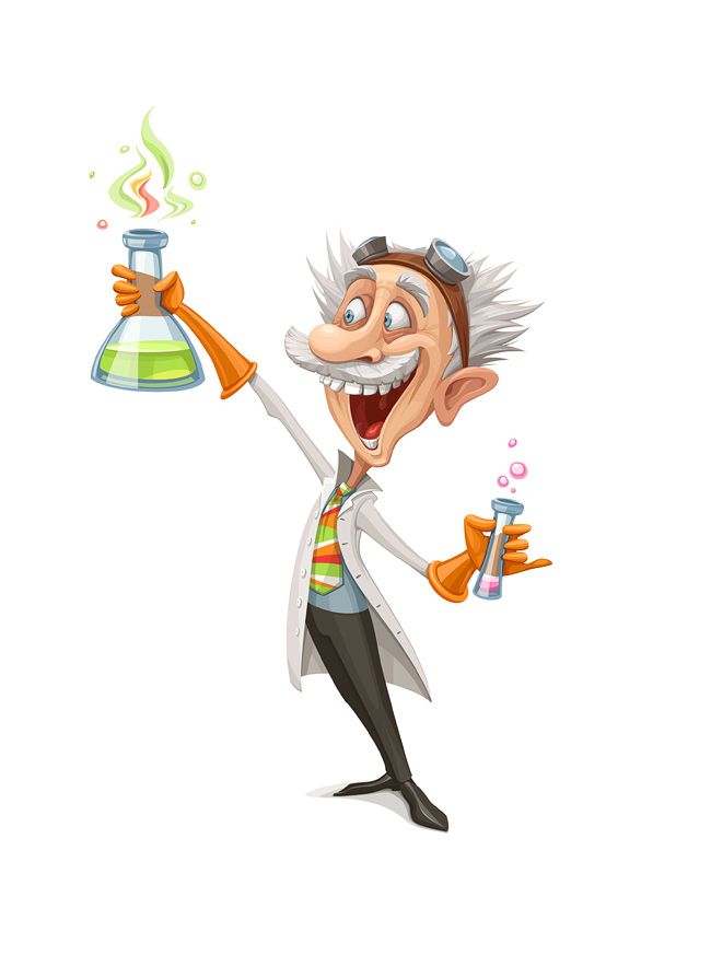 Free Cartoon Mad Scientist, Download Free Cartoon Mad Scientist png