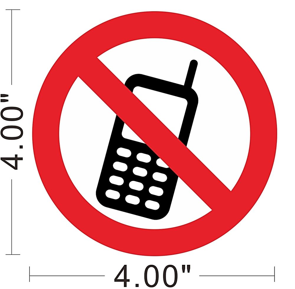 clipart no cellphone sign - photo #49