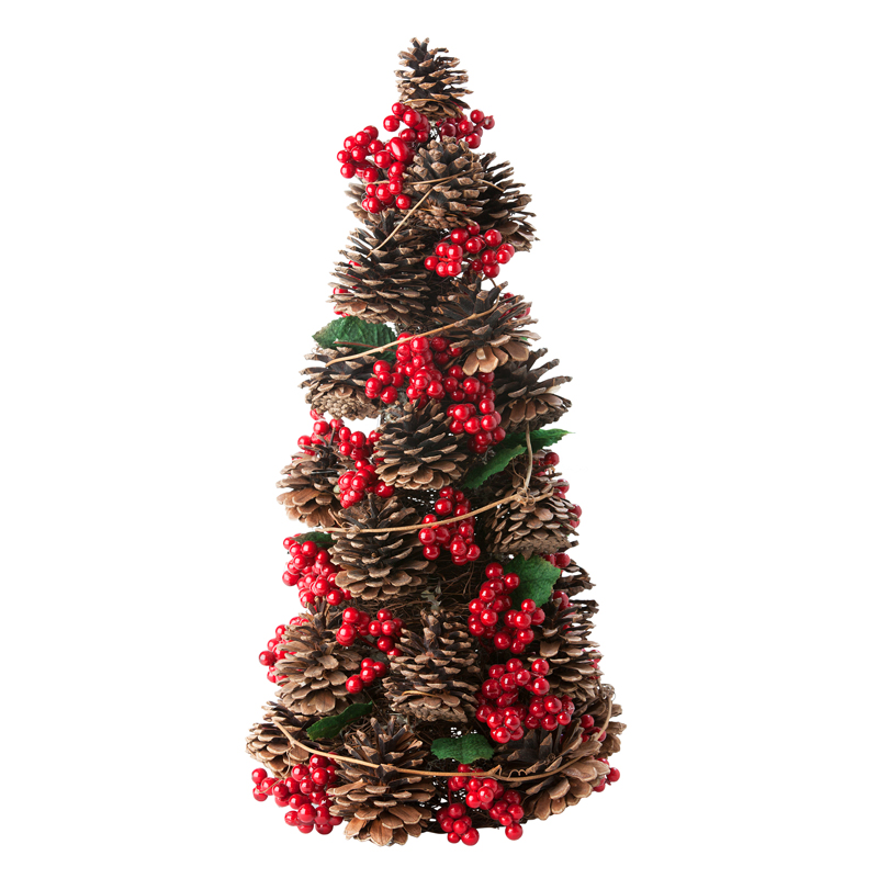 Dobbies - Buy Christmas Pine Cone Tree, Small | Dobbies
