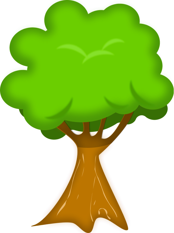 Tree Cartoon - vector Clip Art