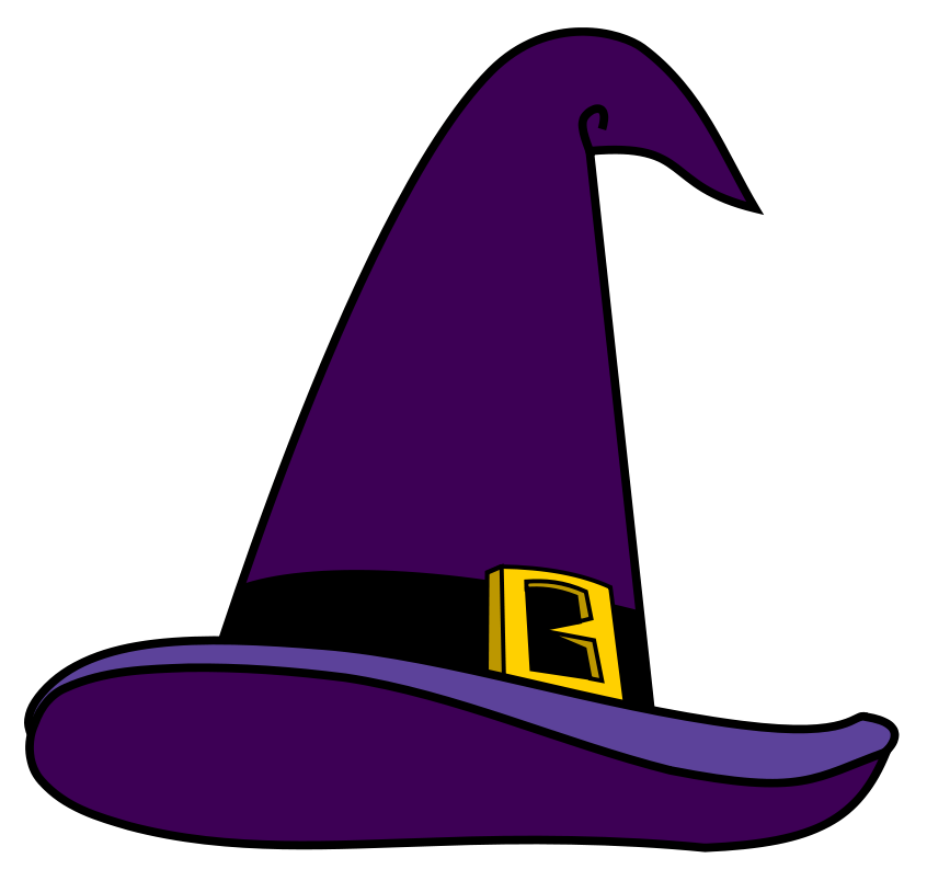 Purple Witch Hat PNG Picture