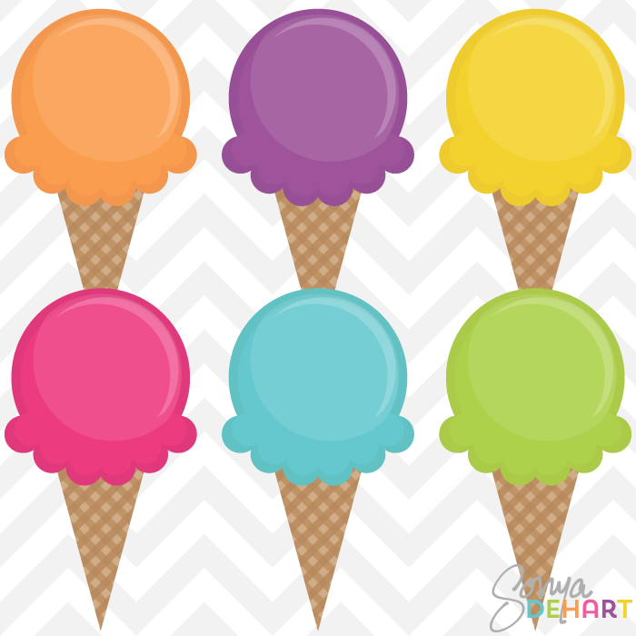 ice cream flavors clipart - photo #22