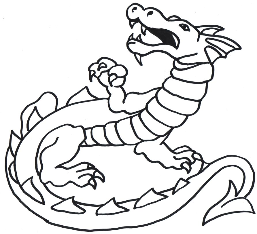 Coloring pages draw a dragon coloring pages easy |coloring pages 
