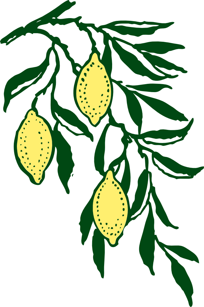 OnlineLabels Clip Art - Lemon Branch