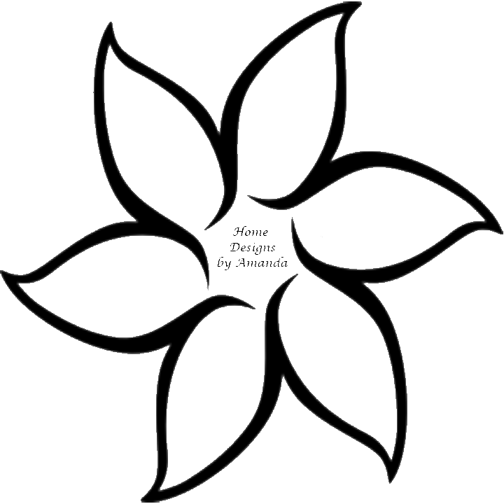 flower-template-templates-and-flower-outline-on-pinterest