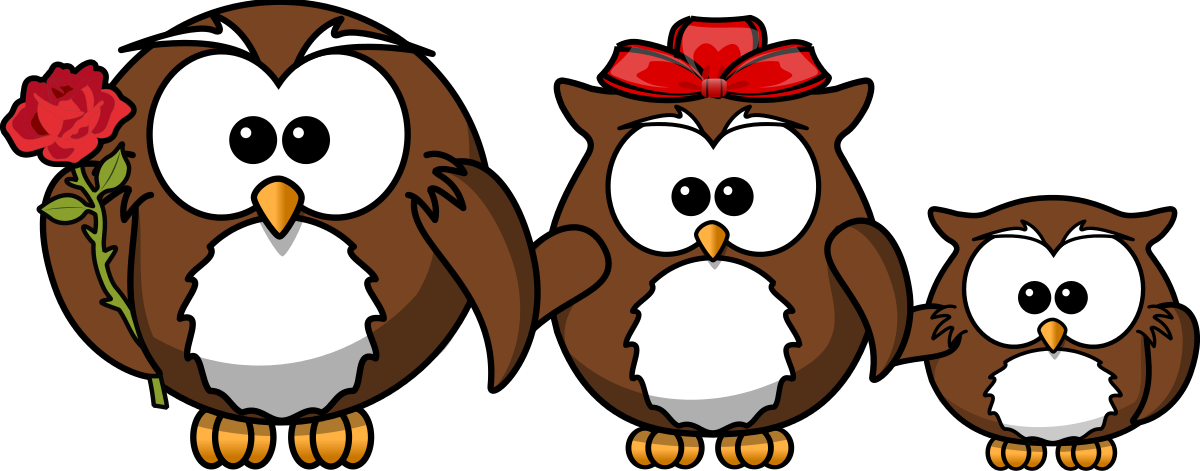 Family Of Owls Clipart by bocian : Bird Cliparts #2049- ClipartSE