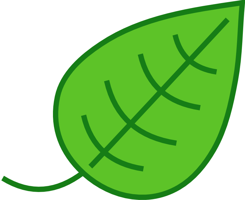 Clipart - Simple leaf